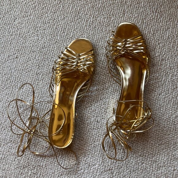 Doen - CASIMIRA SANDAL -- GOLD LEATHER - size 39 never worn - Picture 2 of 4